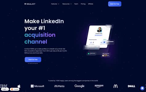 Waalaxy = The perfect Tool for Lead Generation on .